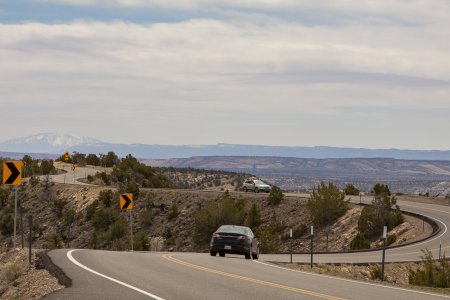 The Hogsback, een spannend stuk weg met aan beide kanten afgronden